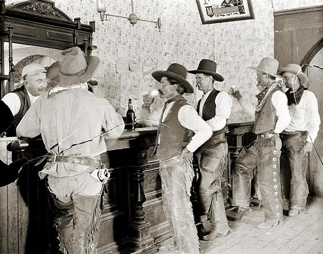 Cowboys at Old West Saloons (1)